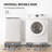 WHIFEA Universal Laundry Pedestal