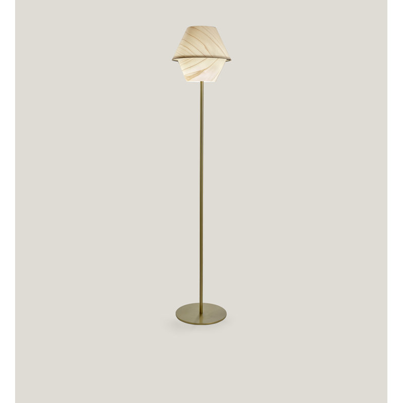Hotel Floor Lamp, Gold, Natural White, Non-Dimmable