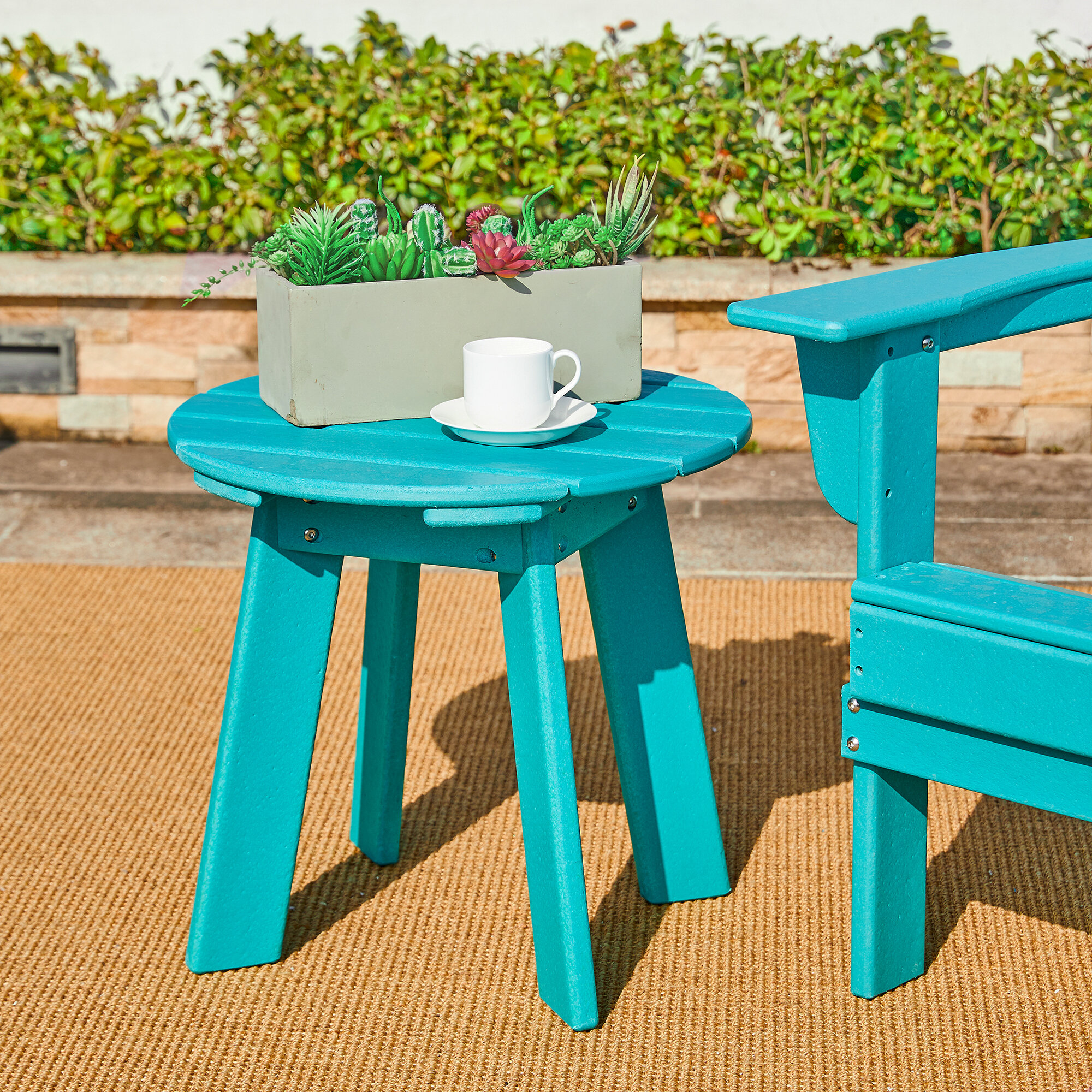 Beachcrest Home Ramonita Plastic/Resin Side Table & Reviews | Wayfair