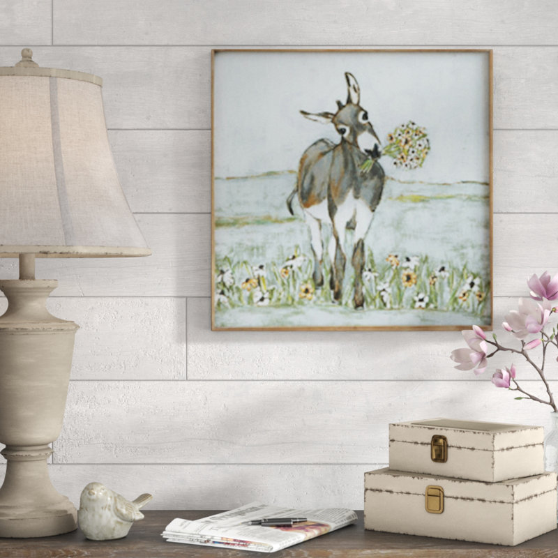 « donkey », art encadré
