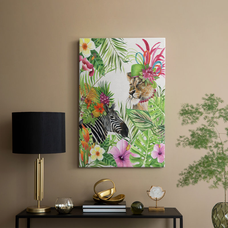 Jungle Royale II -Custom Wrapped Gallery Cavas
