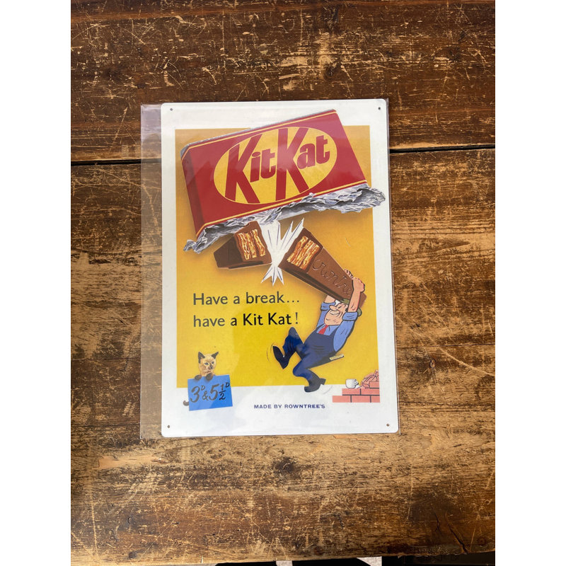 Handmade Food & Beverage Wall Decor on Metal, 40cm H x 28cm W