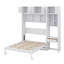 Lit escamotable luxueux avec bureau intégré, armoire supérieure et tablettes de rangement-844127053-844127050