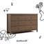 Commode double 6 tiroirs Alpine-110523395