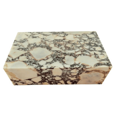 Real marble coffee table, matt - Calacatta Viola marble