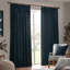 Heavy Chenille Room Darkening Pencil Pleat Curtains-863081973-863081976