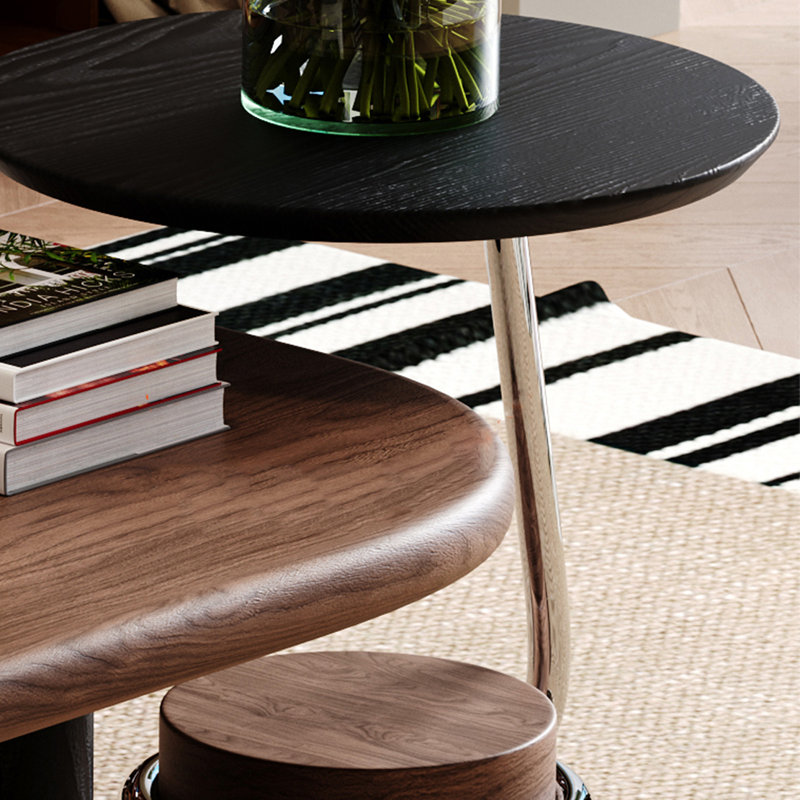 Vintage Solid Wood Coffee Table Combo