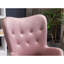 Fauteuil d'appoint capitonné Doarnin, chaise rembourrée simple, chaise de salle à manger-111779812