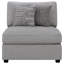 Chaise d'appoint rembourrée en tissu avec coussins