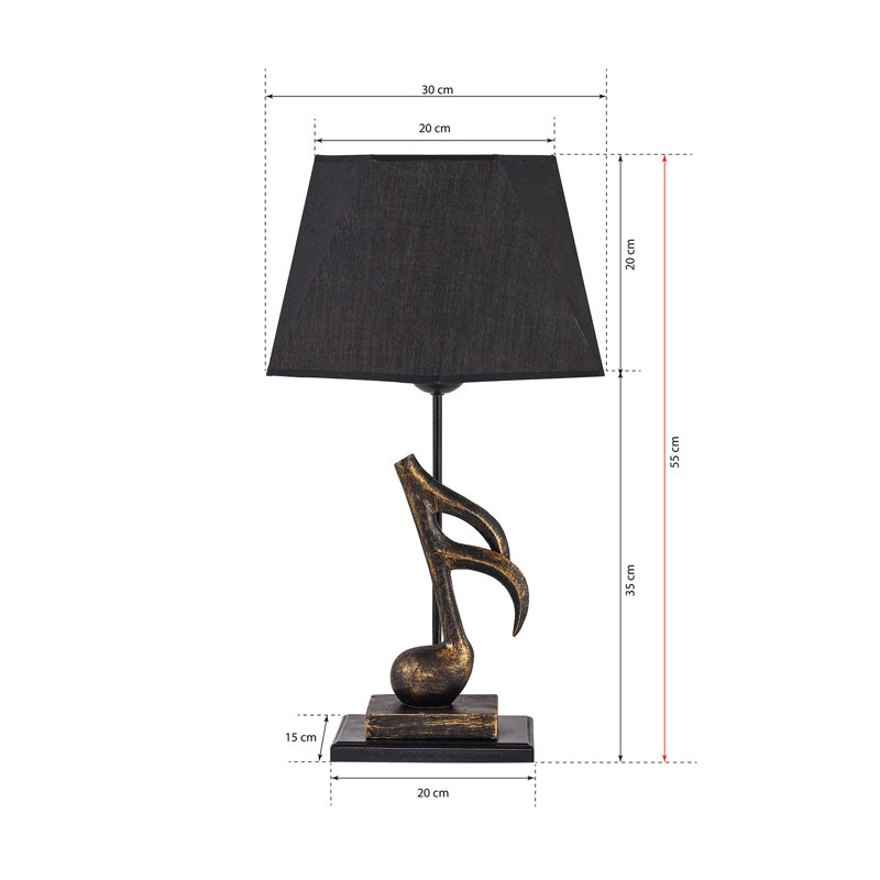 Lampe de table en métal