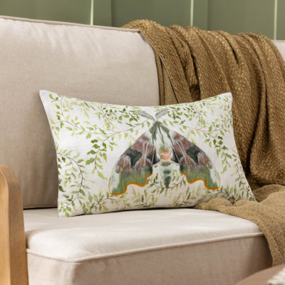 Shugborough Moth Rectangular Cushion Cover