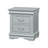 Louis Philippe III Platinum Finish Nightstand