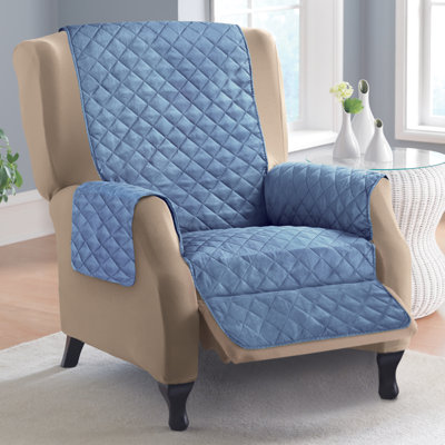 Polyester T-Cushion Recliner Slipcover