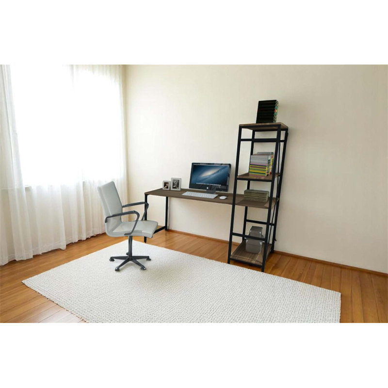 Bureau d'écriture et d'ordinateur Furnish Home Store Rasse, Brun