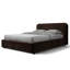 Lit plateforme tapissier Chloe - Brun - Grand-124638365-87622509