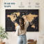 Carte du monde personnalisée en forme de punaise Adventure Awaits III-57405460-57963896