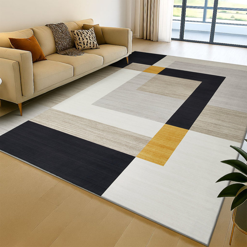 Oriental Machine Tufted Shag Area Rug, Rectangle 160 x 300 cm
