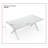 Verneil Rectangular Outdoor Dining Table , 70.87'' in. W 35.43'' in. D-296973215