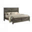 Lit rustique gris 1pc (seulement lit)-1118096003