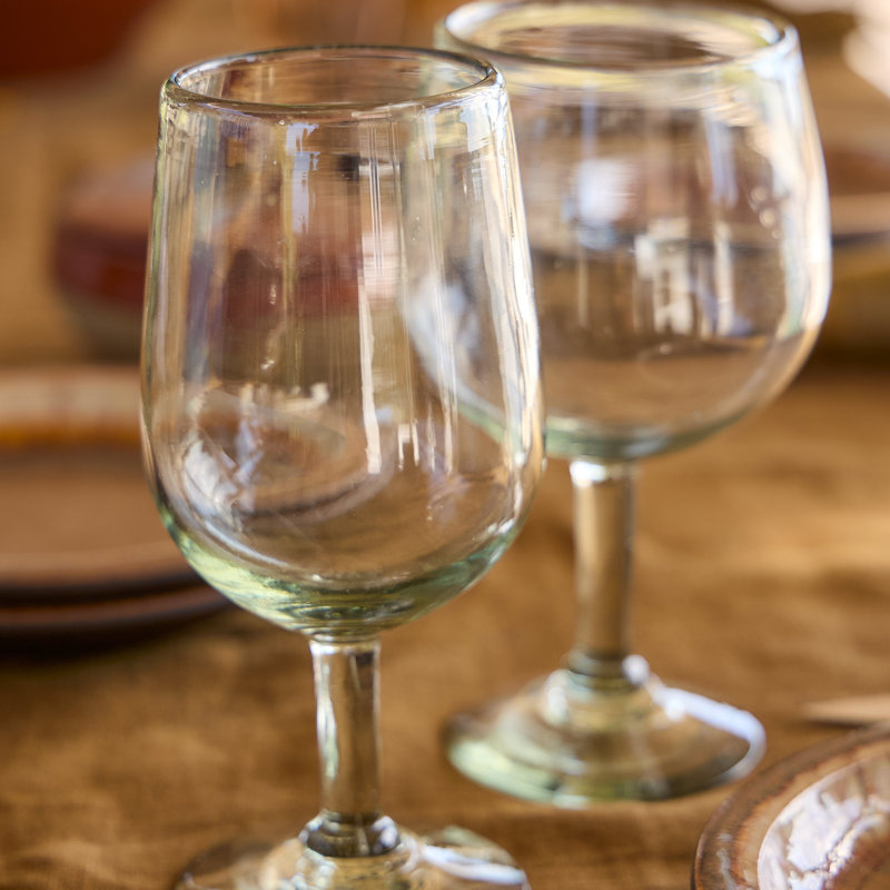 Acapulco 19oz. Handmade Red Wine Glass Set