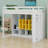 Solid Wood Modern Loft Bed Frame With Ladder, Shelves, Wardrobe-659920722-659920732