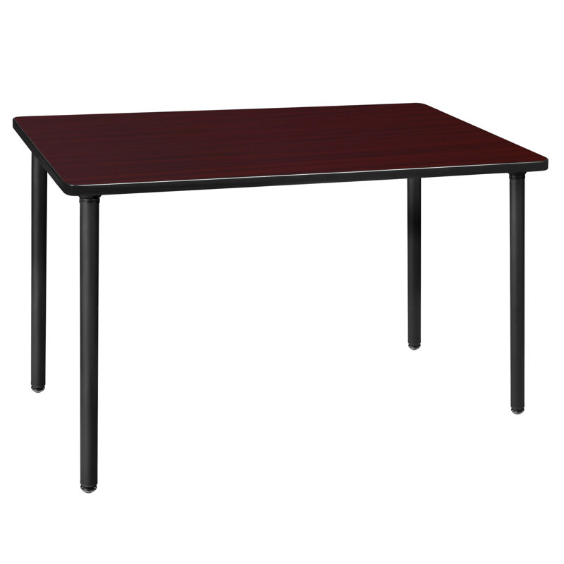 Plateau de table de formation Regee Kee, 29" H x 42" L x 24" W, Acajou