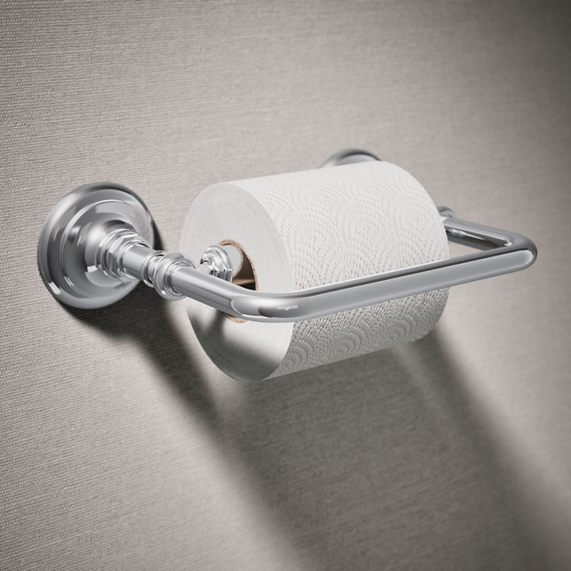 Artifacts® Pivoting Toilet Tissue Holder, Polished Chrome