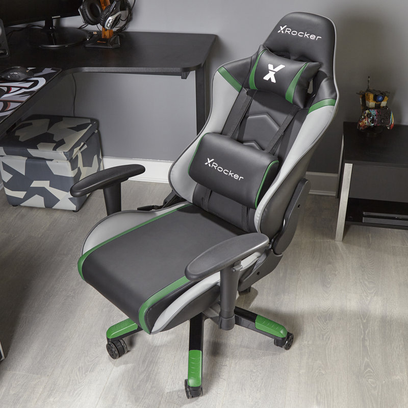X Rocker Junior Agility Gaming Chair, Green/Black