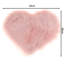 Solid Colour Faux Sheepskin 50cm X 40cm Area Rug