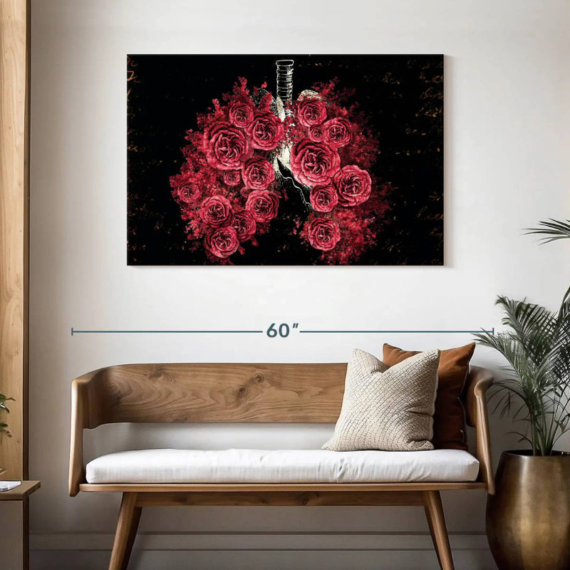Harnek Rose Lungs, H 30 po x l 45 po