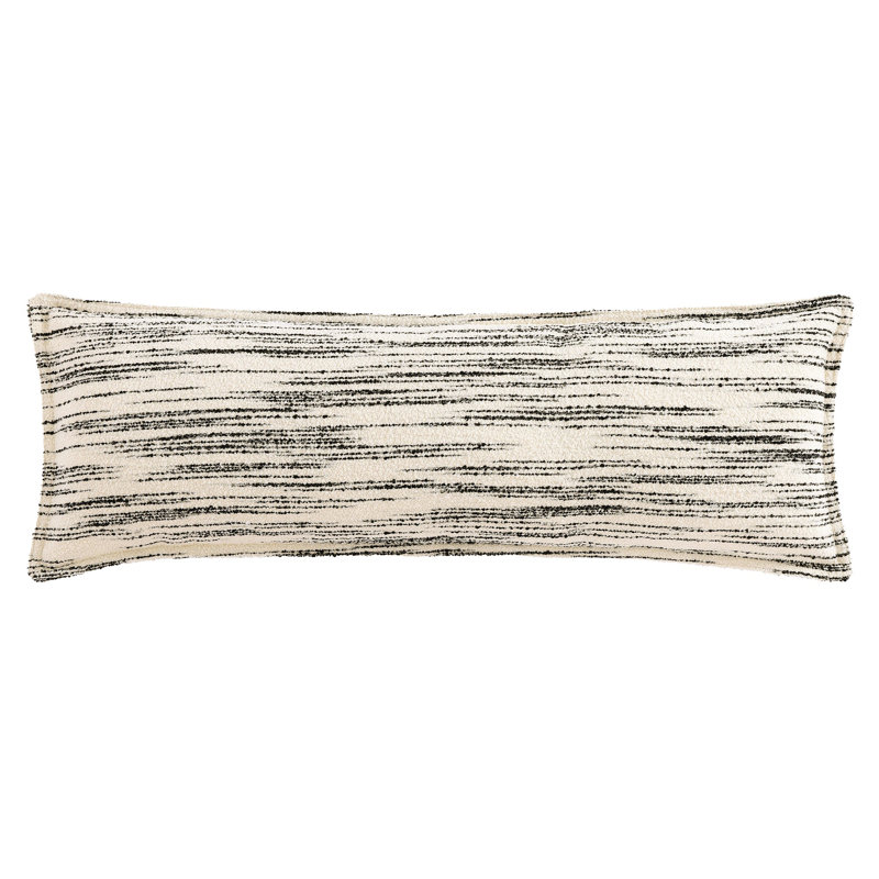Coussin décoratif blanc Cosmo, Rectangle H 42 po x l 14 po