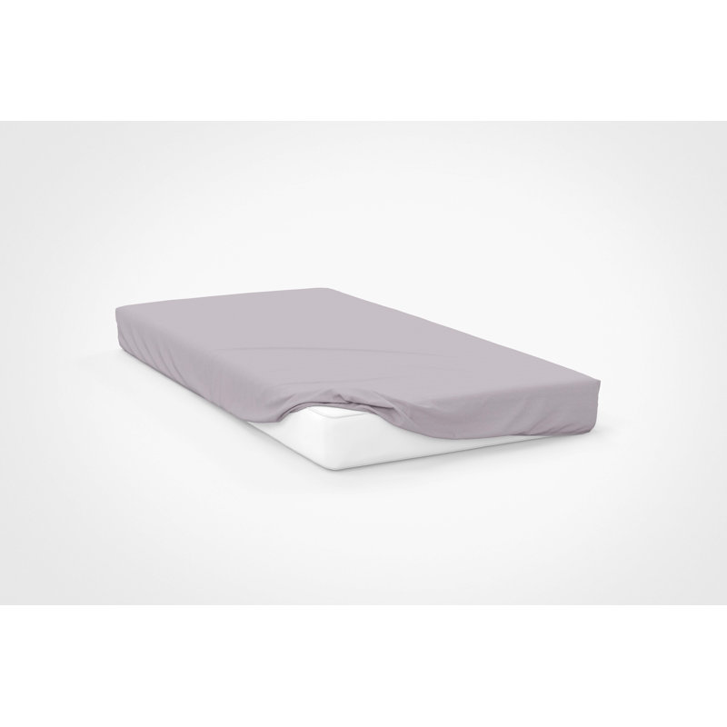 Sateen Fitted Sheet, Super King (6'), Platinum