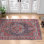 Fleckenstein Oriental Dark Blue/Burgundy/Cream Area Rug