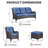 Carolina 7 - Person Patio Conversation Set with Cushions-66996121