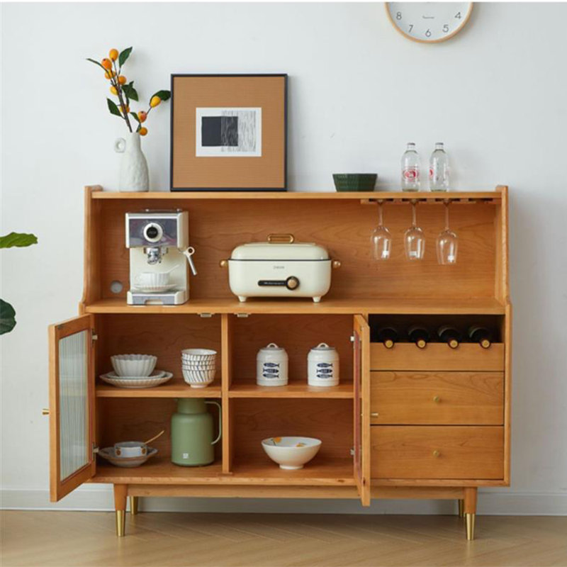 Armoire de rangement et buffet simple et moderne, H 45,67 po x l 47,24 po x P 15,75 po