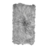 Handmade Sheepskin Steel Gray Rug