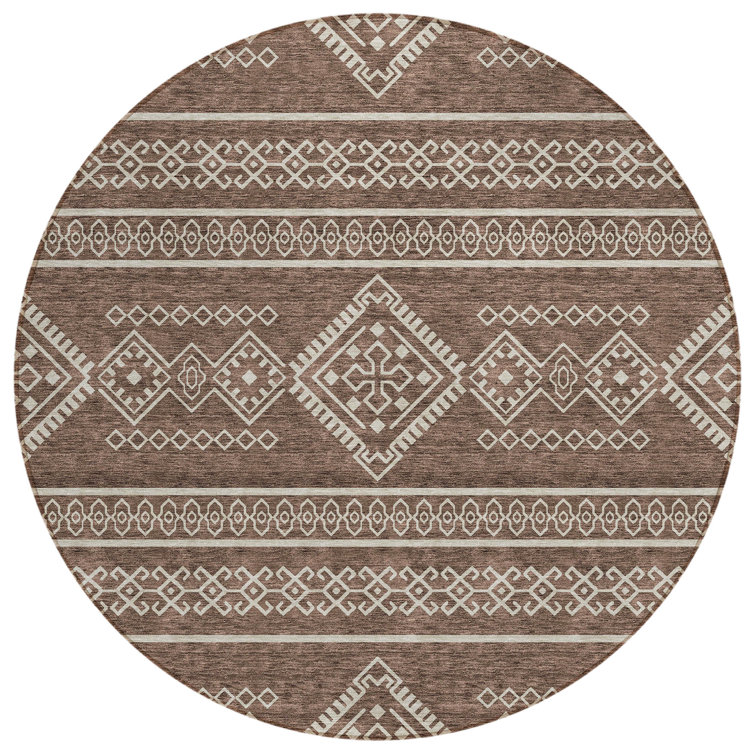 Washable Southwestern Indoor Rug
