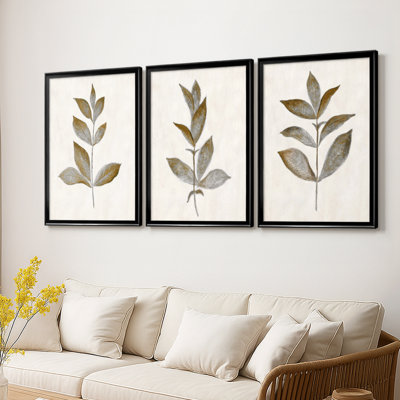 Bronze Bronze I - Toile tendue avec châssis sur mesure - 3 pièces