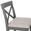 Ensemble de salle à manger de style campagnard, hauteur bar rectangulaire de 122 cm (48 po), avec 2 chaises, pour petits espaces
