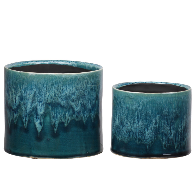 Ensemble de pots à fleurs 2 pièces Evelynn
