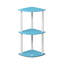 75.18 cm H x 29.46 cm W Corner Bookcase-36155920