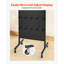 Pegboard Display Stand with 30 Hooks Pegboard Panels Display with Wheels Black