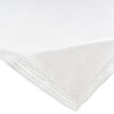 Mariela Tablecloth 35X140 Cm Silver