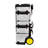 3-Part Rolling Tool Box with 2 Wheels Heavy Duty Portable Tool Storage Organizer Multi-Compartment Mobile Toolbox