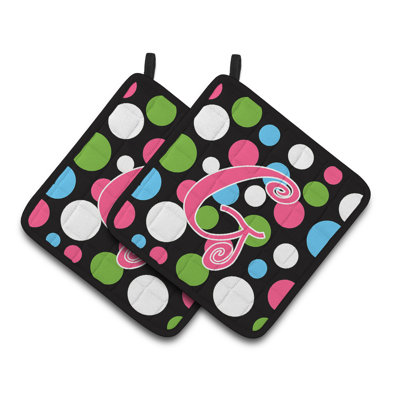 Cuisinier poignée Polka Dots