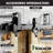 Black Rustic Diamond Design Double Track Bypass Barn Door Hardware Kit For Two Use( Door Not Included)-1253524353