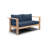 Sonoma 4 Piece Teak Sofa Seating Group with Sunbrella Cushions-1700585731