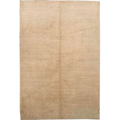 Tibetan Wool Area Rug in Wheat