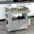 Vontrice Wood Kitchen Cart