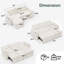 Canapé-lit modulaire avec canapé-lit, dossier inclinable, méridienne réversible, ports USB, assemblage sans outil-1445274820-1500663719